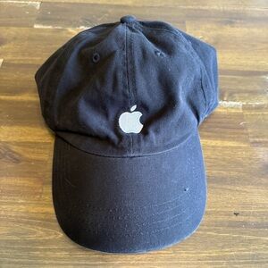 Apple Mac IPhone IMac Black Dad Baseball Hat Apple Media Products embroidery